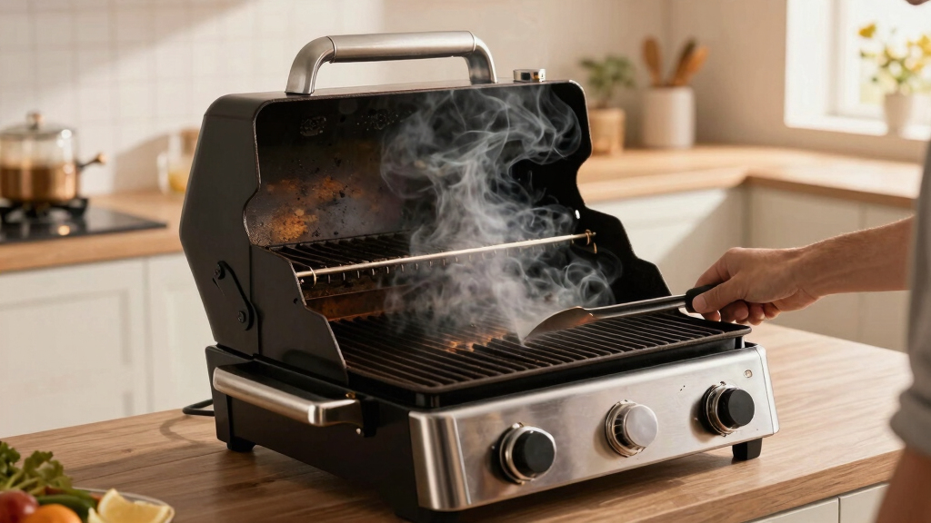 high end indoor smokeless grill for easy cleanup