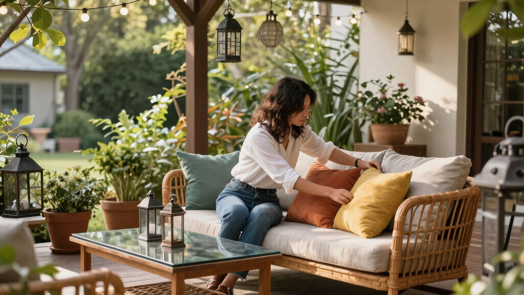 couples' outdoor patio decor