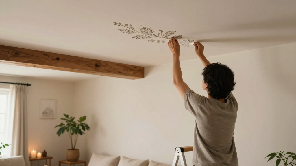 peelandstick statement ceiling decals