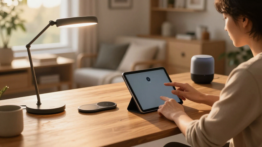 smart home study desk accessories