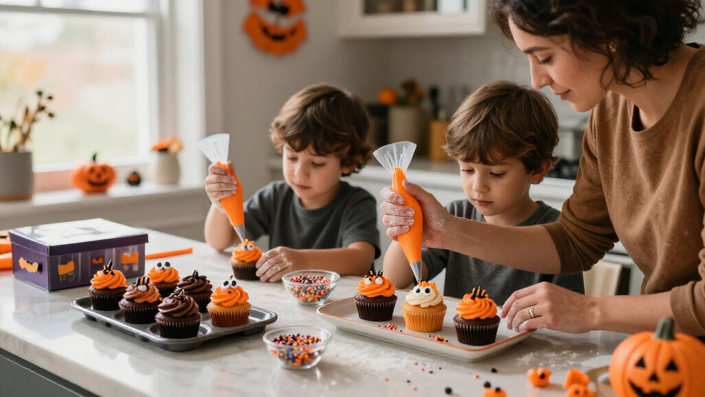 Halloween cupcake decorating kits