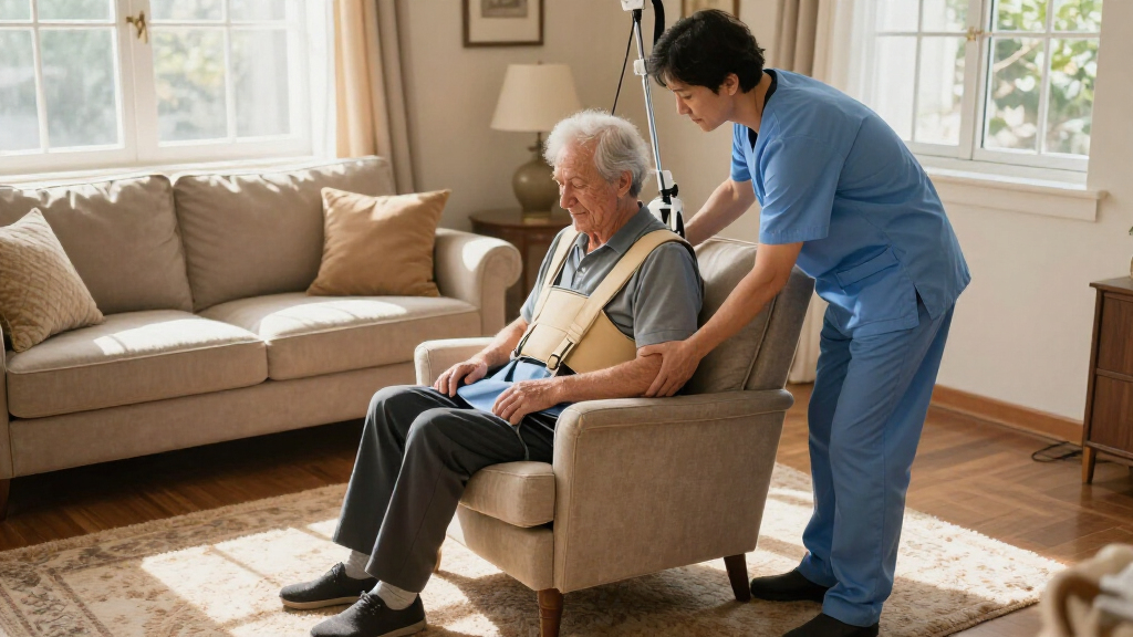 patient lift with sling bundle