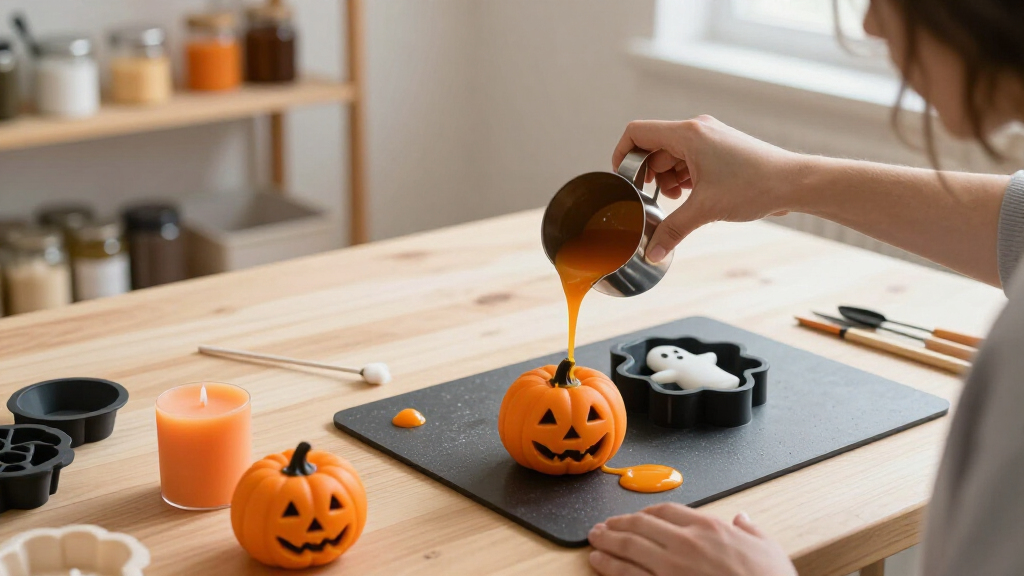 Halloween candle molds