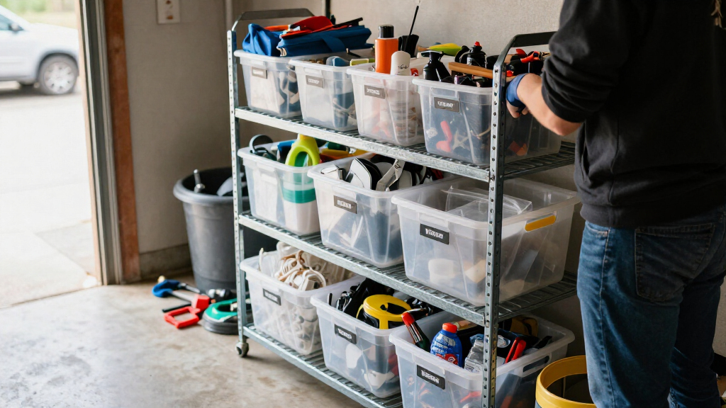 best garage storage rack for sorting divided property