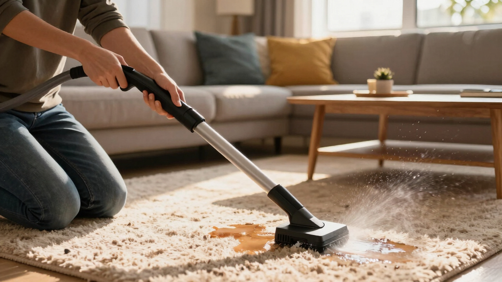 best portable spot cleaner with long hose reach
