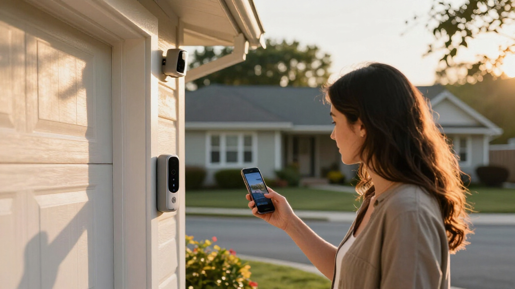 best smart garage controller with package camera
