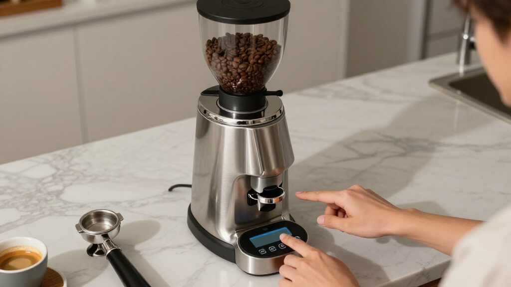 best hopper espresso grinder with timed dosing