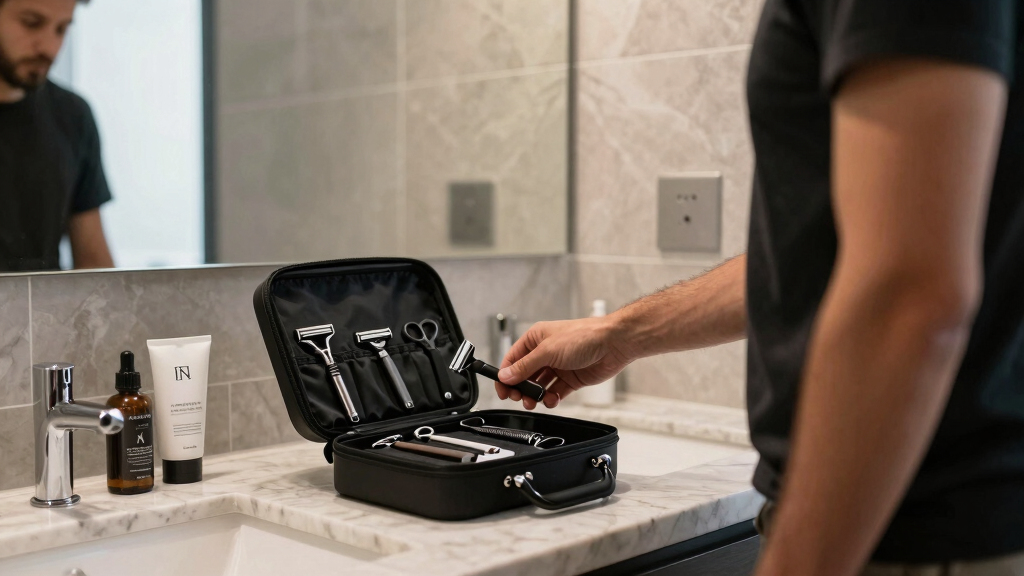 personalized men's grooming kits