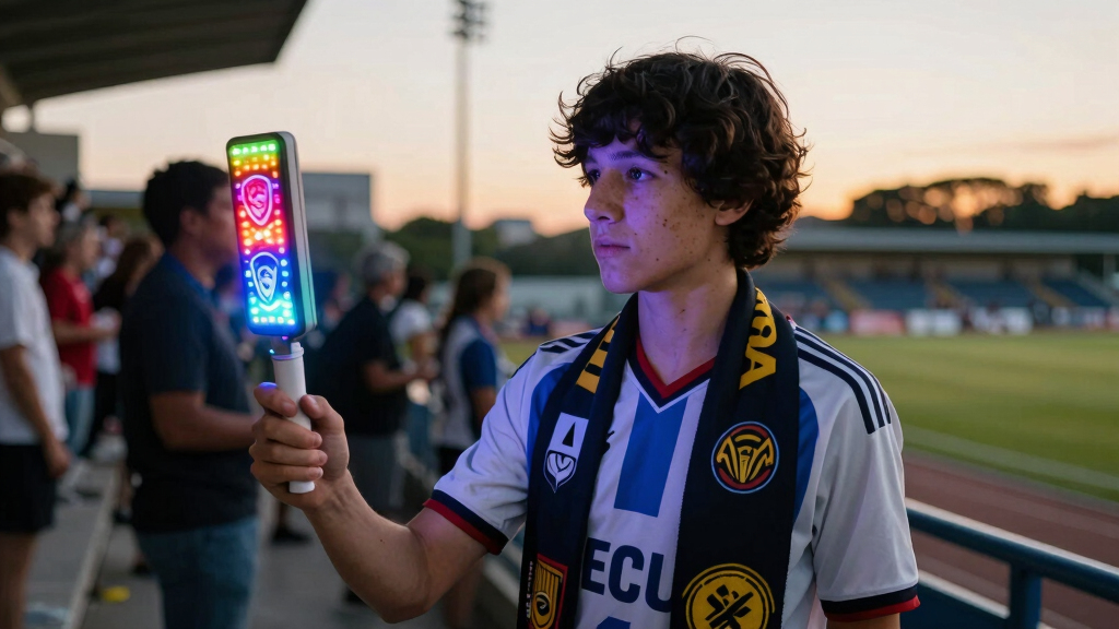 soccer fan LED light displays
