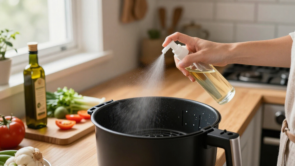 nonstick basket spray propellantfree