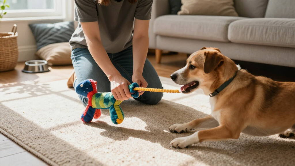 distraction dummy tug toy