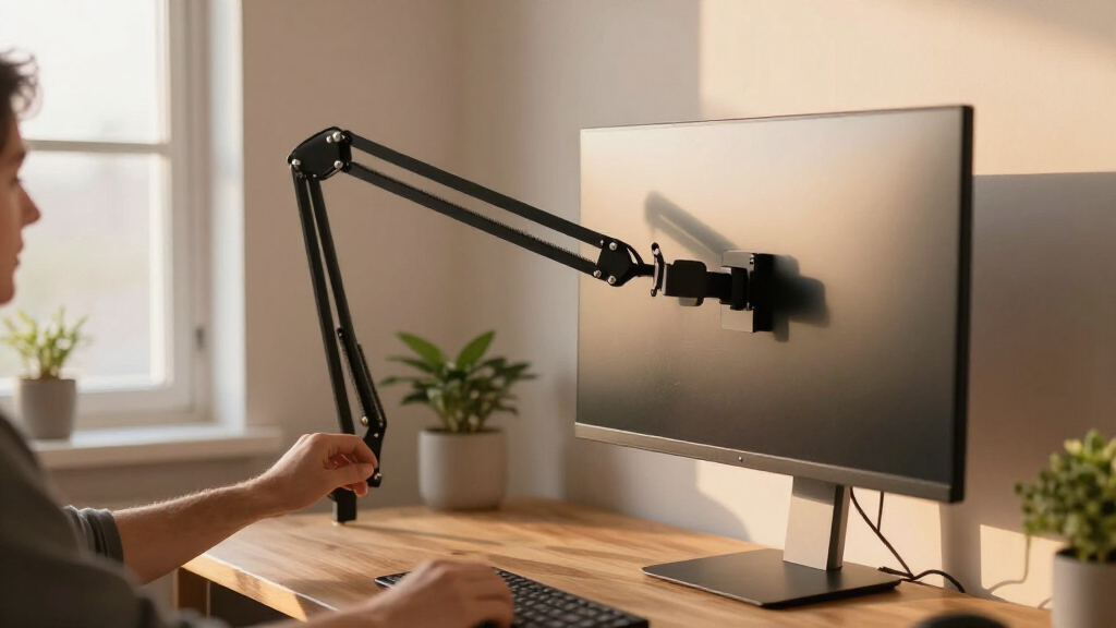 best monitor arms for cleaner home desk setups