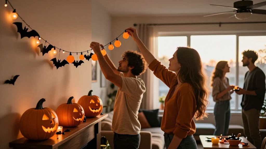 couples Halloween party decorations