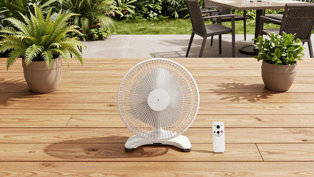 outdoor patio fans with remote