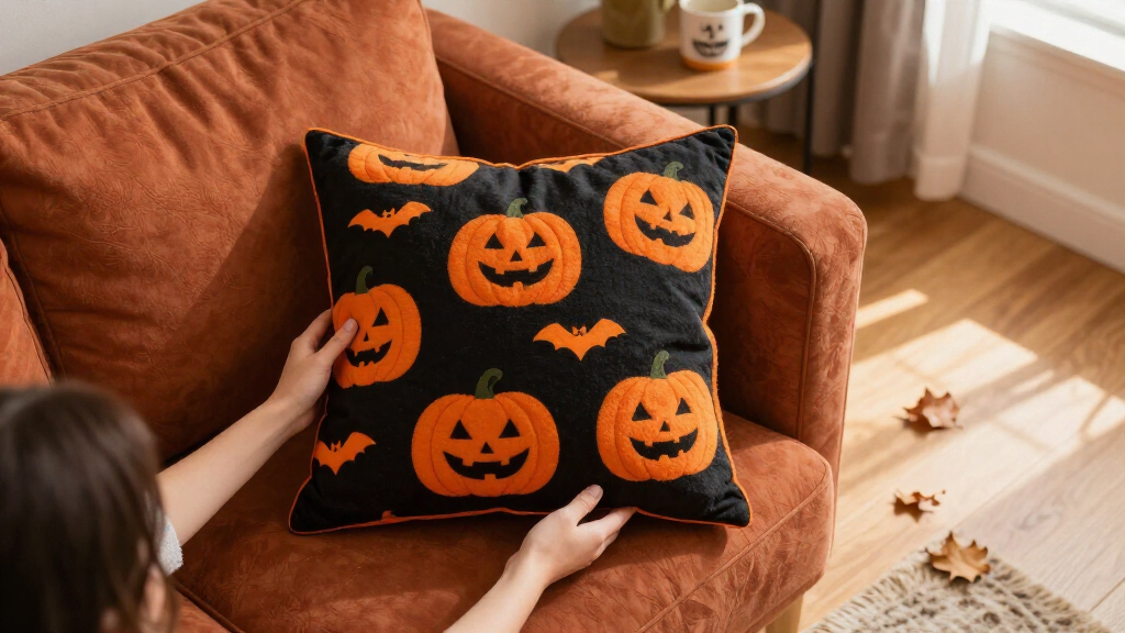 Halloween throw pillow covers