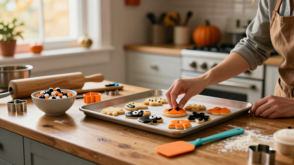 Halloween baking supplies