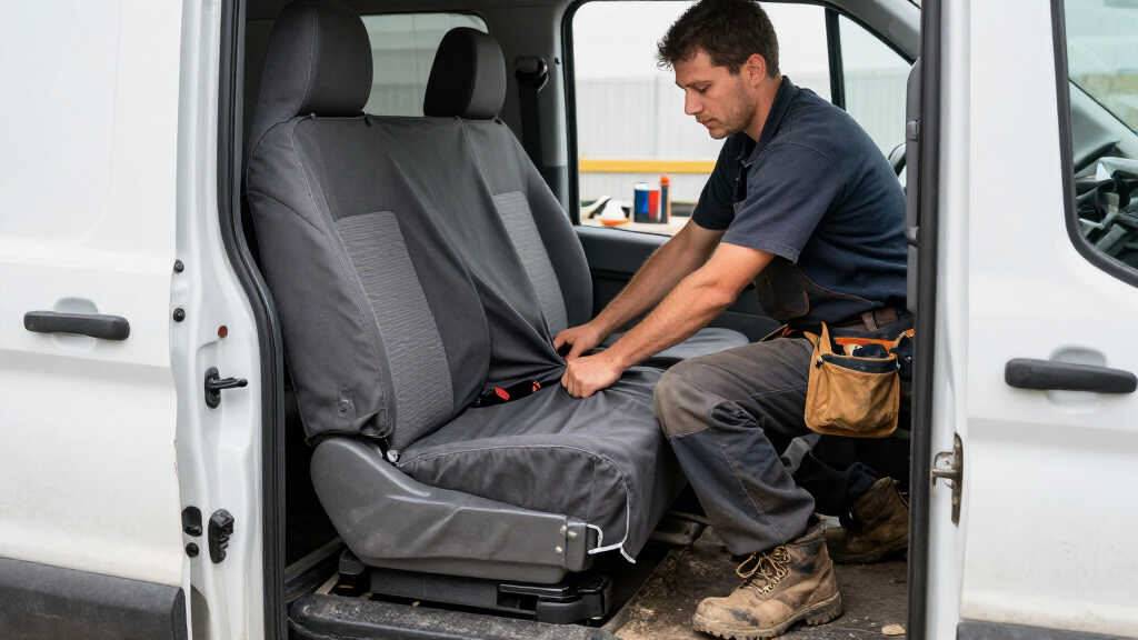 Ford Transit cargo van seat covers