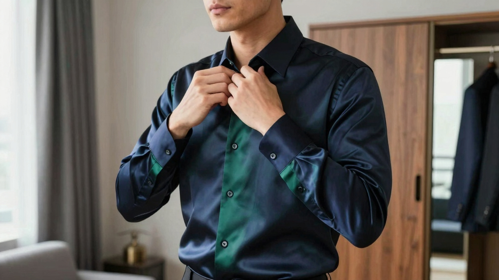 best men's silk clothing