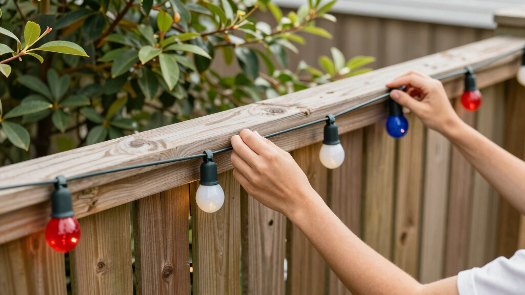 patriotic outdoor string lights