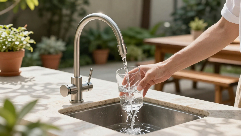 outdoor kitchen faucets