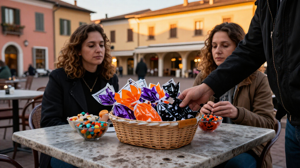 Italian Halloween candy assortments