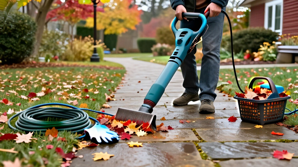 electric leaf blowers for fall cleanup