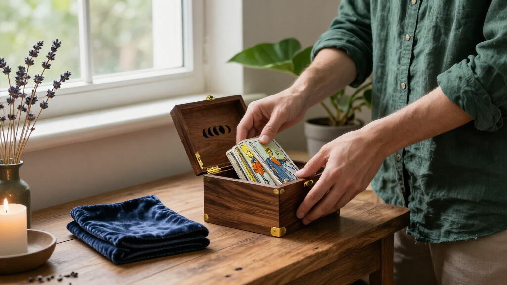 tarot card storage boxes