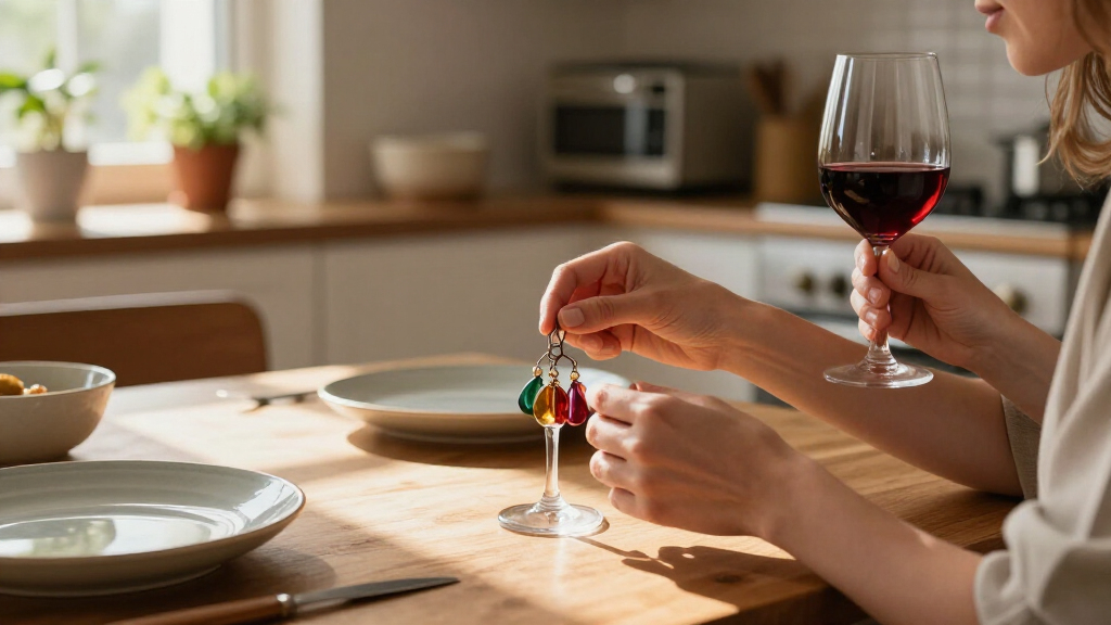 best wine glass charms