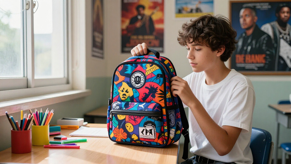 pop culture-themed school supplies
