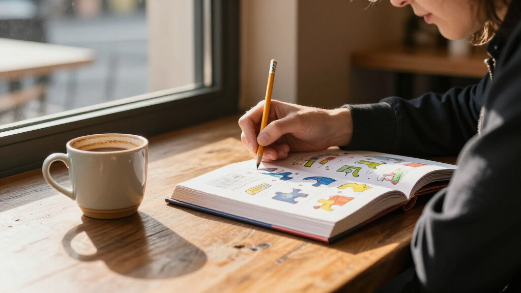 science puzzle books for adults