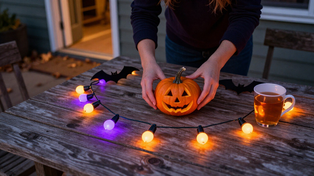 Halloween string lights