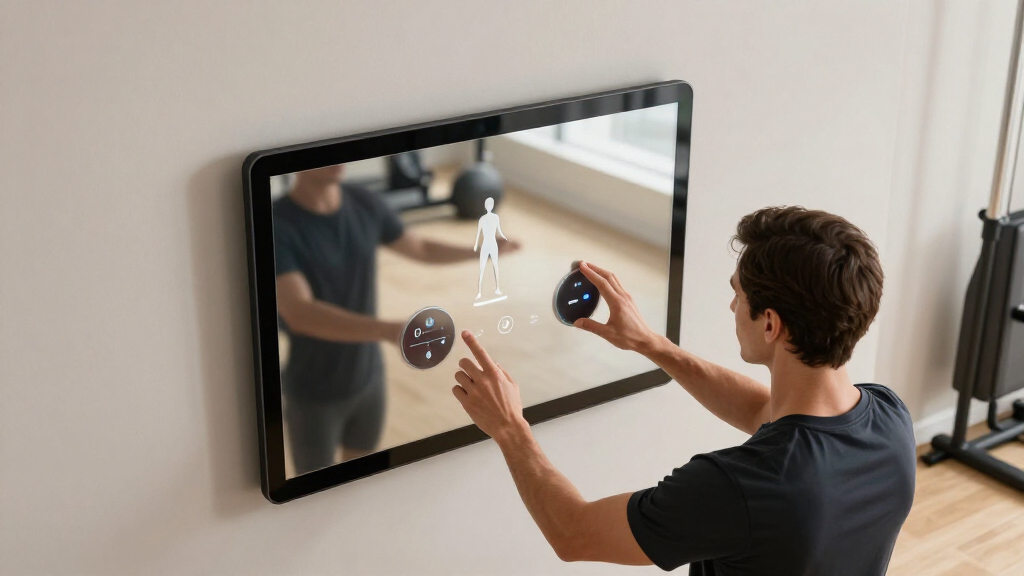 best smart home gym mirrors for guided workouts