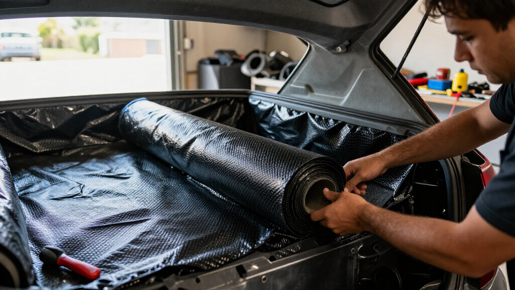 automotive sound deadening insulation