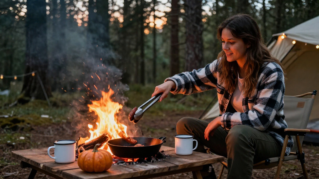 Halloween campfire cooking accessories