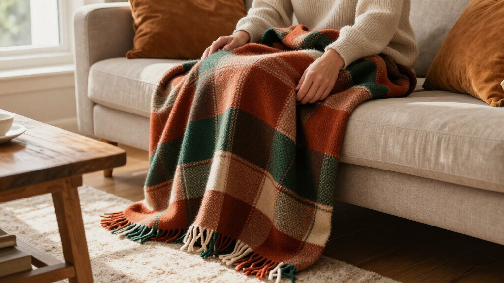 cozy fall throw blankets