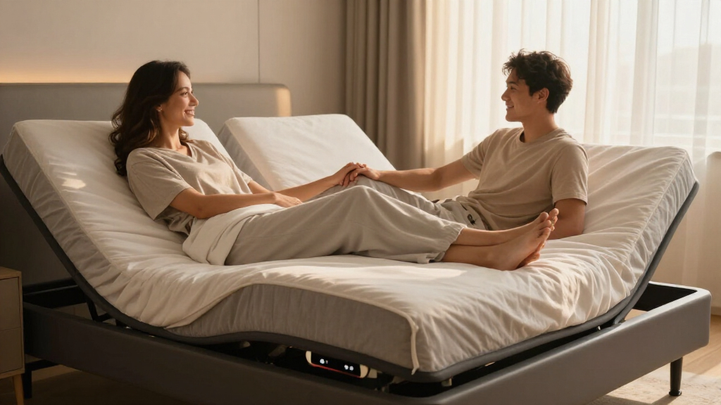 luxury adjustable beds for couples