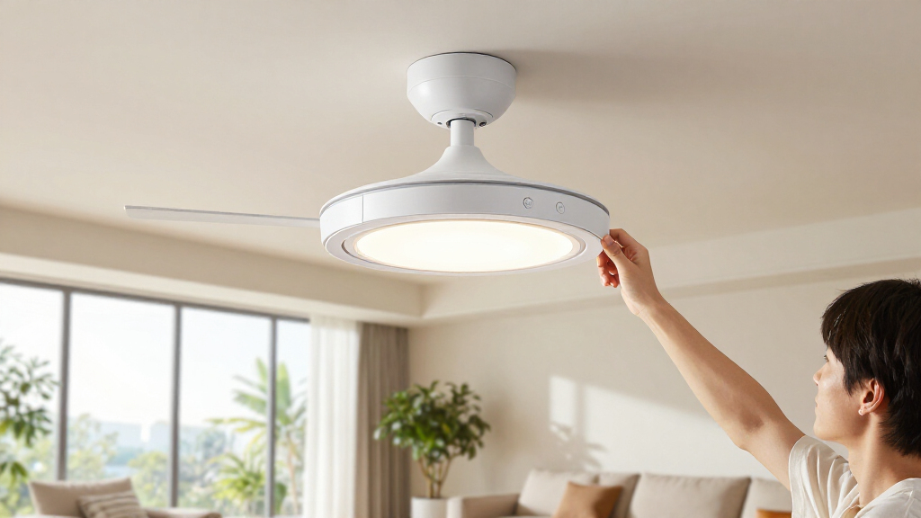 smart ceiling fan flush mount low profile