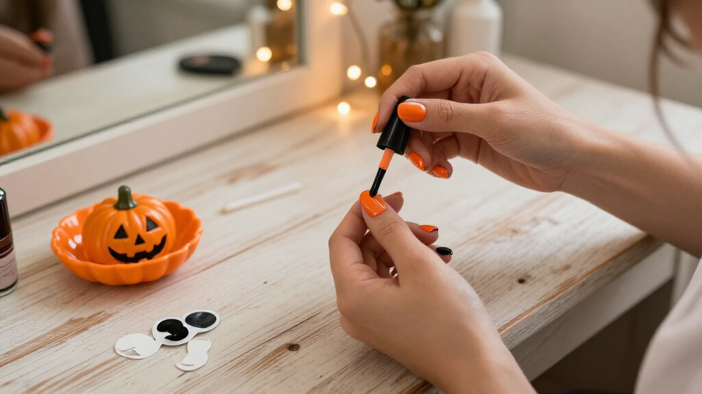 Halloween press-on nails