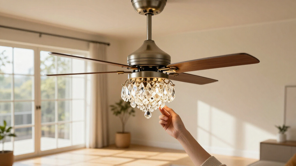 ceiling fans that look like chandeliers