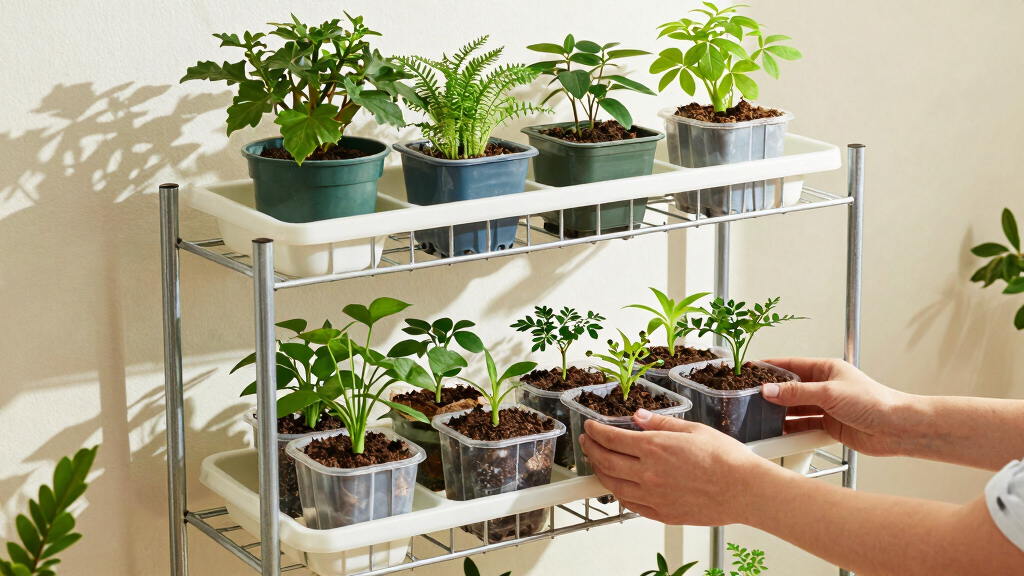 best multi-tier greenhouse shelving