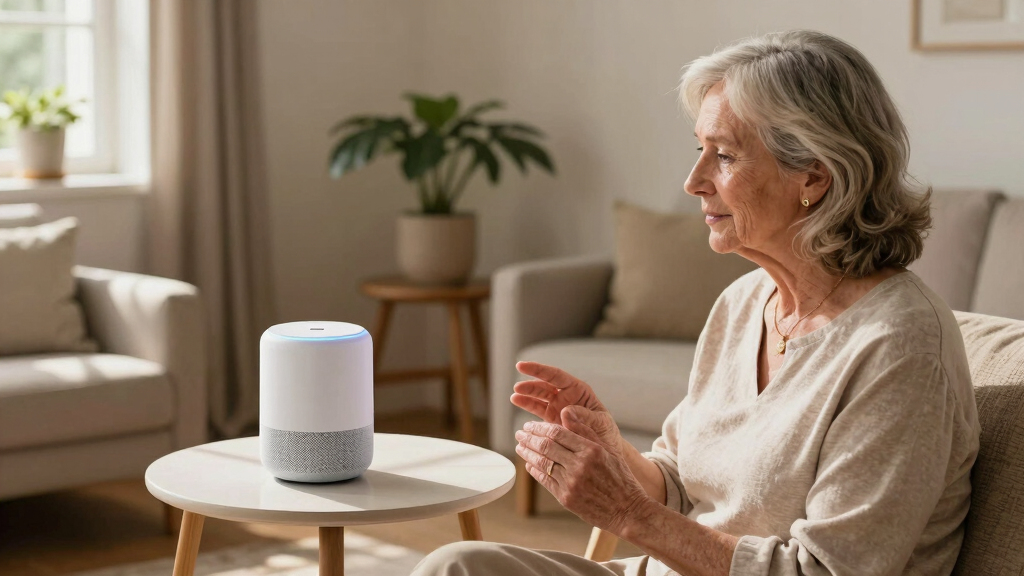 senior-friendly voice-activated assistants