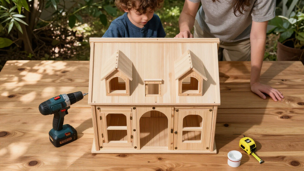 wooden playhouse kits diy