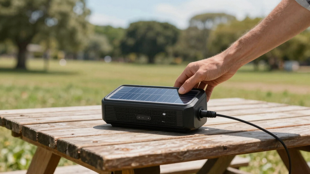solar-powered portable speakers