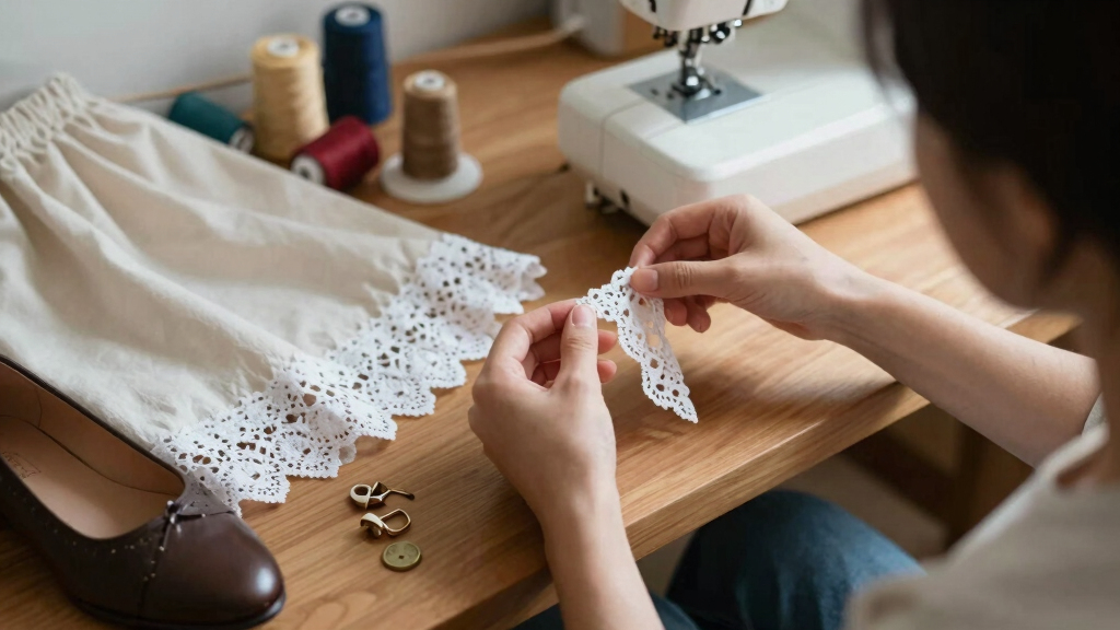 best shoes for lace trim skirts