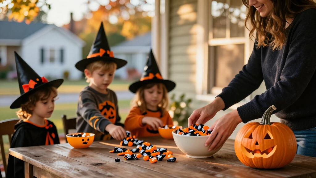 Halloween candy bowls