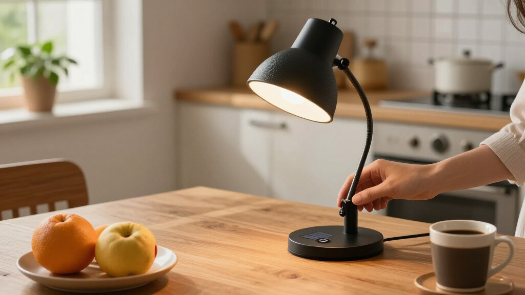 solar-powered desk lamps