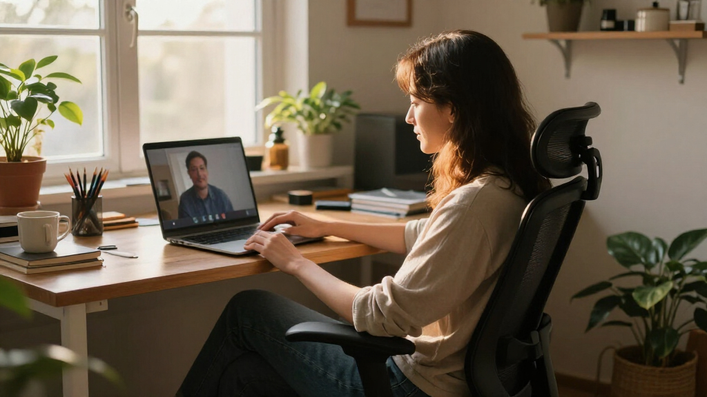 ergonomic office chair for post divorce remote work