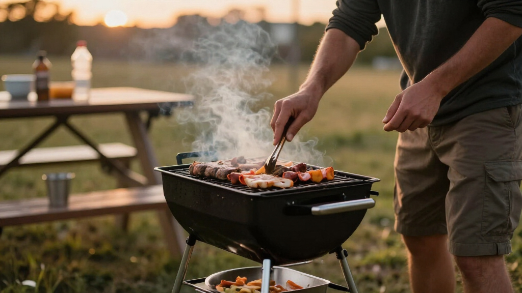 portable outdoor tailgating grills