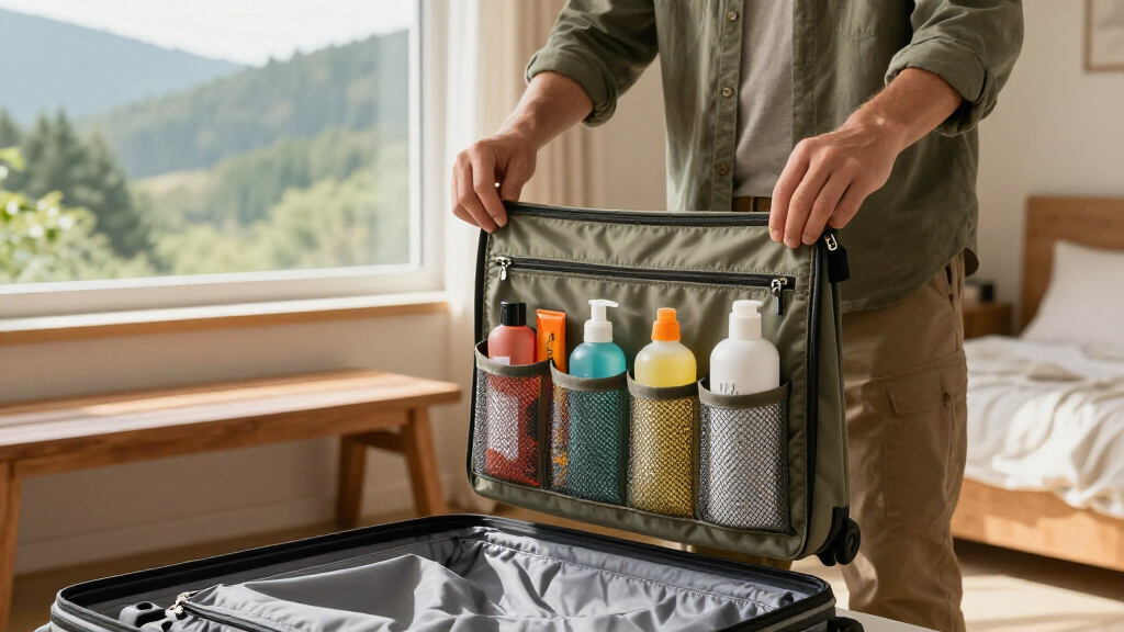 hanging travel organizer