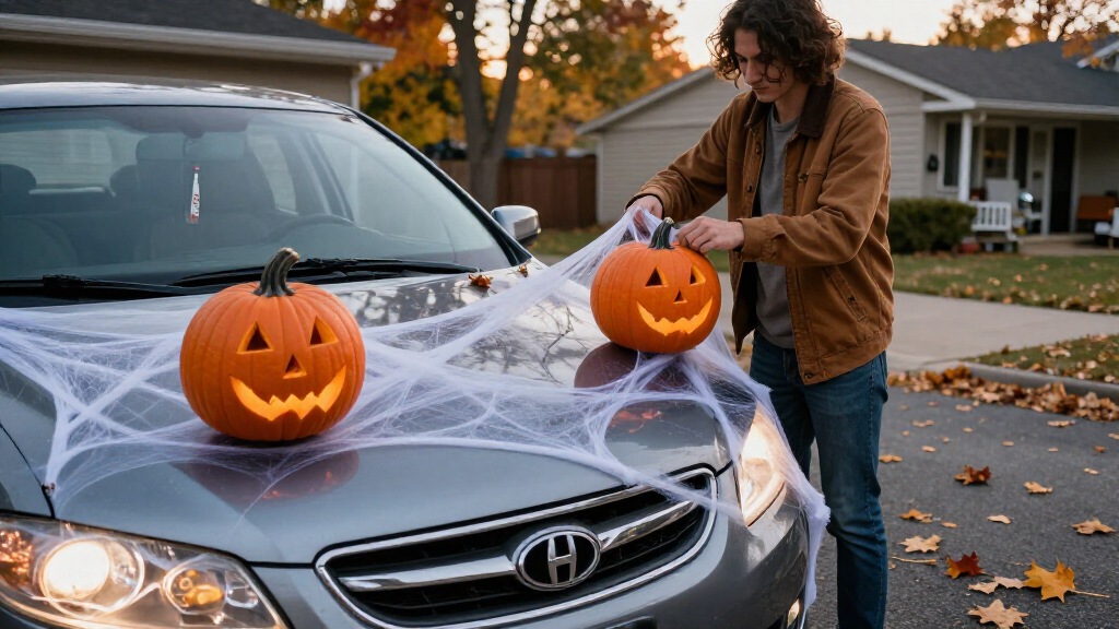 Halloween car decorations